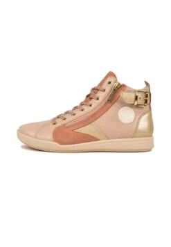 Pataugas Palme/Mix F2H - Sneakers Hoog - Flesh