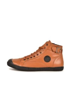 Pataugas Latsa F4G - Sneakers Hoog - Camel