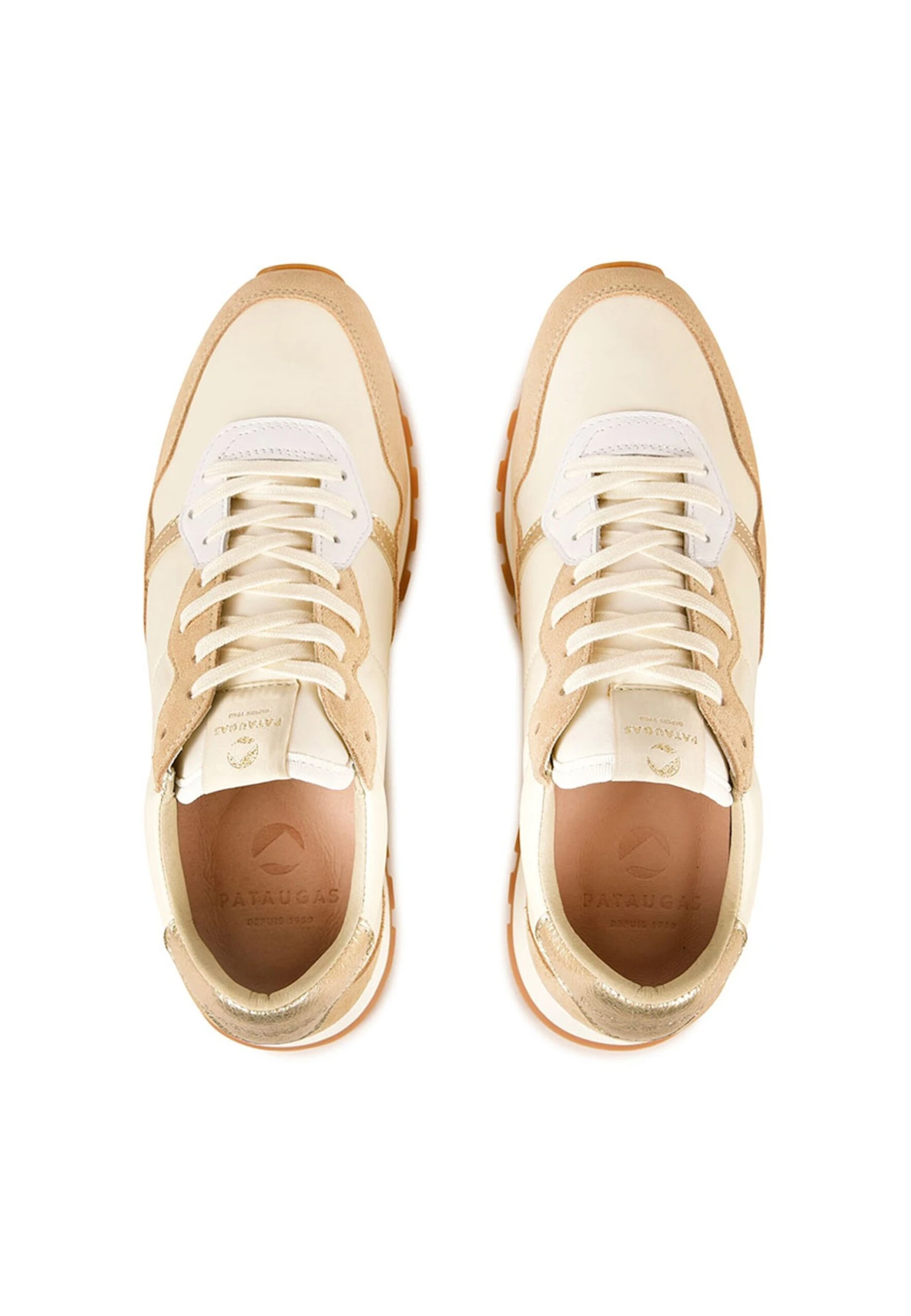 Pataugas Astate/Mix F4H - Sneakers Laag - Cream - Afbeelding 3